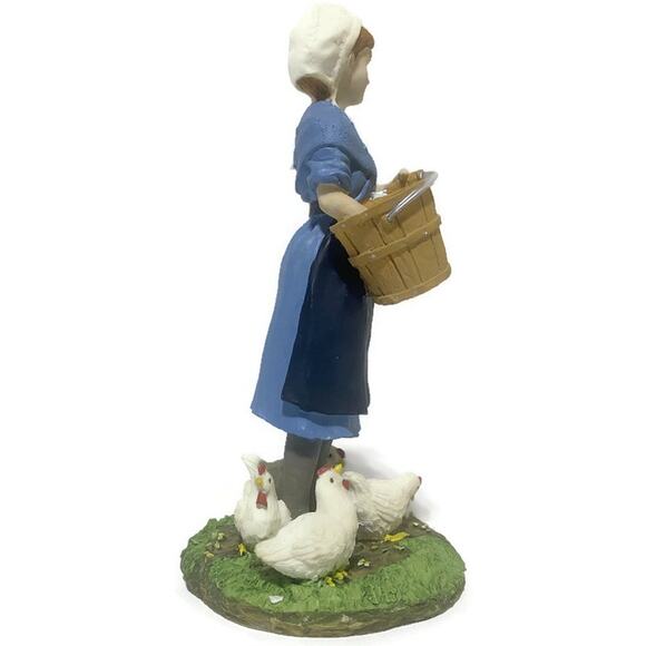 Amish Country Figurine #609 Feeding Time 5.5 Inches Tall New IOB - Picture 5 of 13